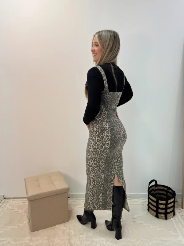 VESTIDO VAQUERO LEOPARDO - Imagen 5