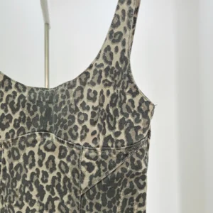 VESTIDO VAQUERO LEOPARDO