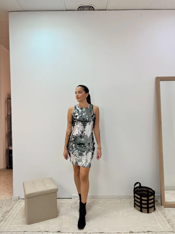 VESTIDO LENTEJUELA DUO - Imagen 3