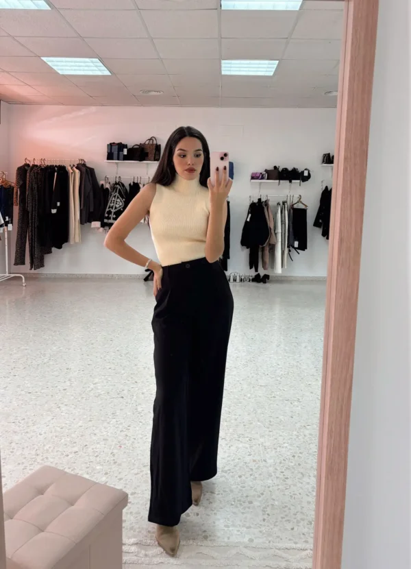 PANTALON PINZA NEGRO