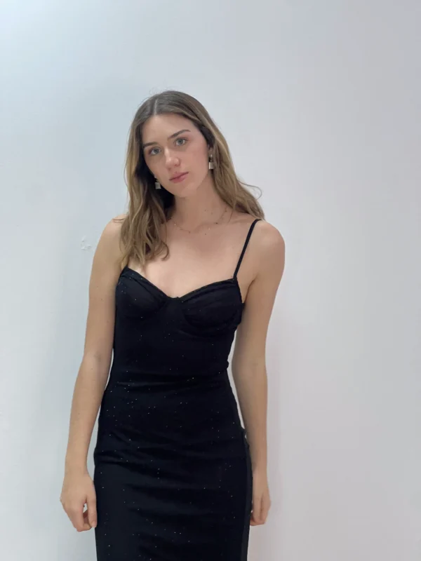 VESTIDO BRILLO PECHO - Imagen 6