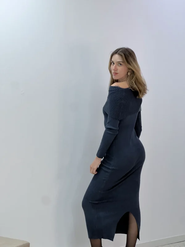 VESTIDO CUELLO BARCO - Imagen 4
