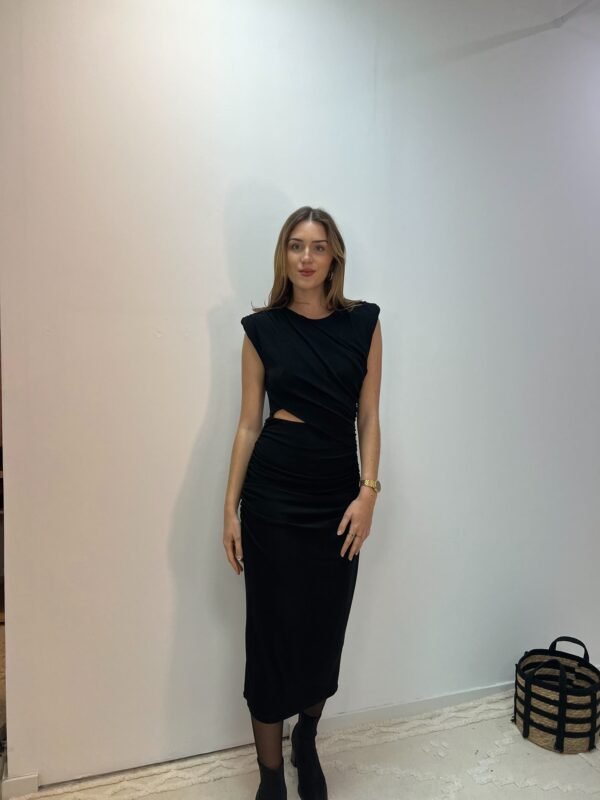 VESTIDO ASIMETRICO HOMBRERA - Imagen 2