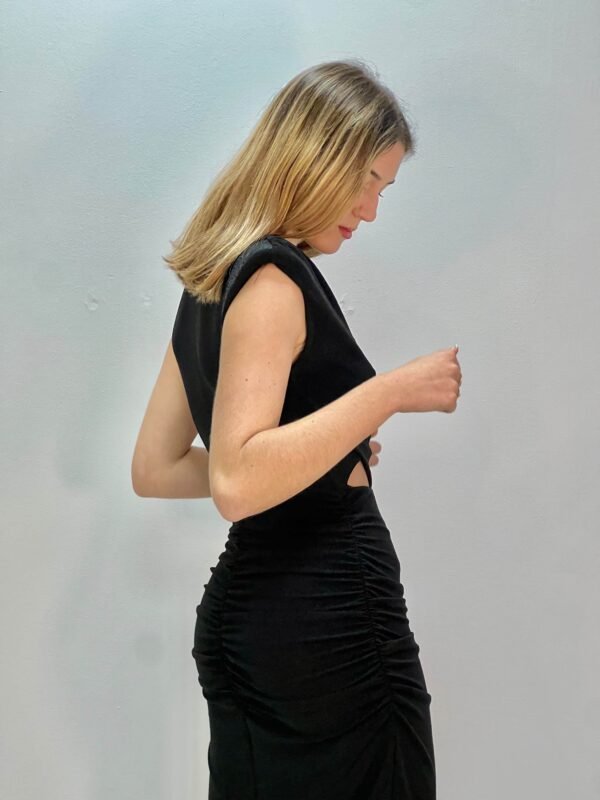 VESTIDO ASIMETRICO HOMBRERA - Imagen 3
