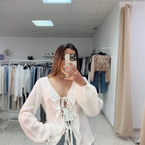 BLUSA LAZO ABIERTA