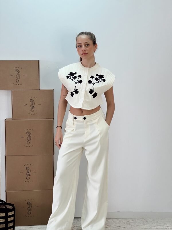 PANTALON PINZA BEIGE