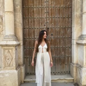 CONJUNTO SATINADO BLANCO