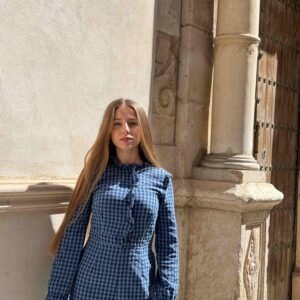 MONO VICHY AZUL