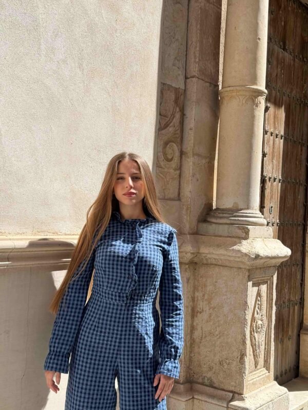 MONO VICHY AZUL