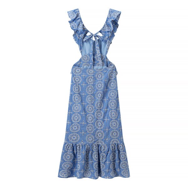 VESTIDO DETALLES FLORALES - Imagen 3