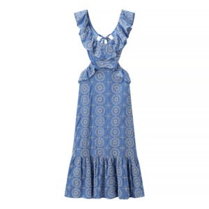 VESTIDO DETALLES FLORALES