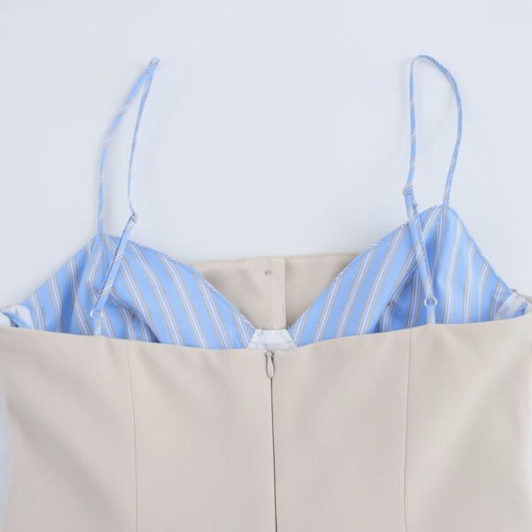 VESTIDO CORTO COMBINADO - Imagen 4