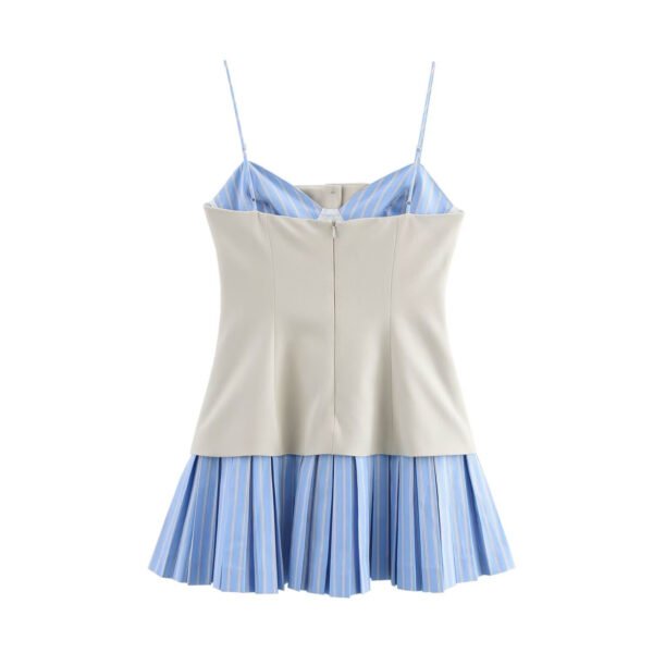 VESTIDO CORTO COMBINADO - Imagen 5