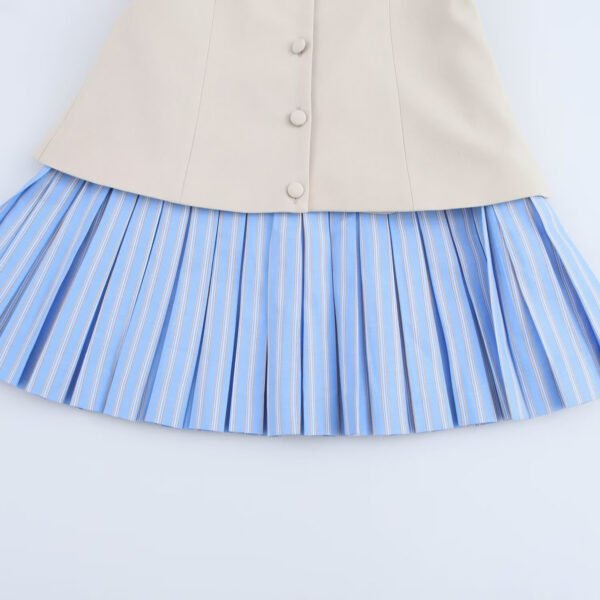 VESTIDO CORTO COMBINADO - Imagen 2