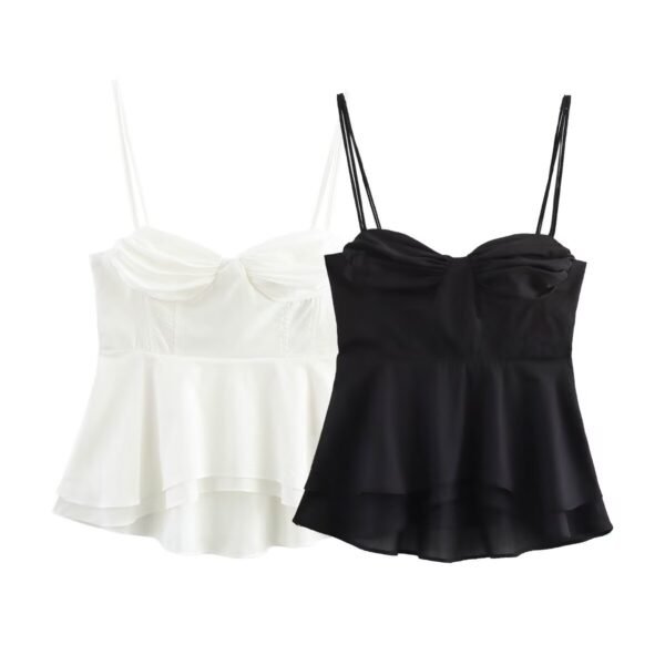 CAMISA CORSET NEGRA - Imagen 2